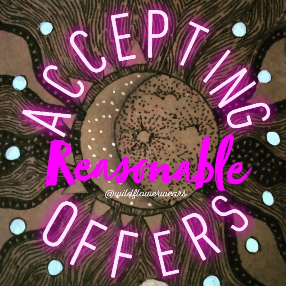 Accepting reasonable offers.
